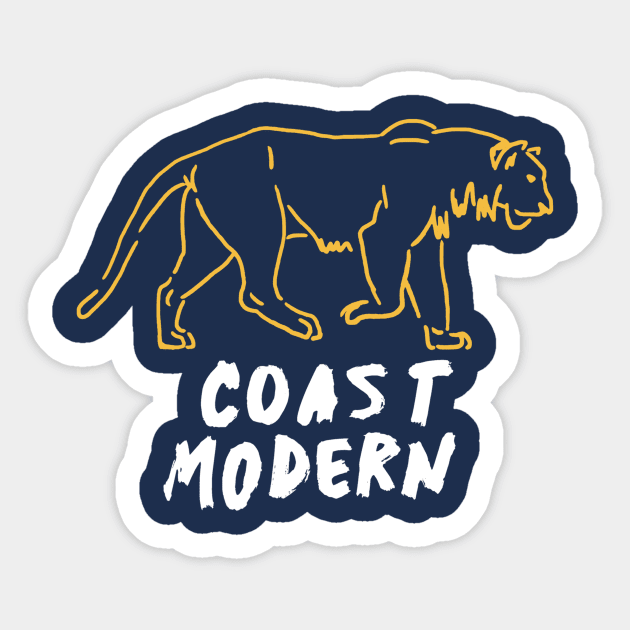 Coast Modern Animals Sticker by SpareFilm